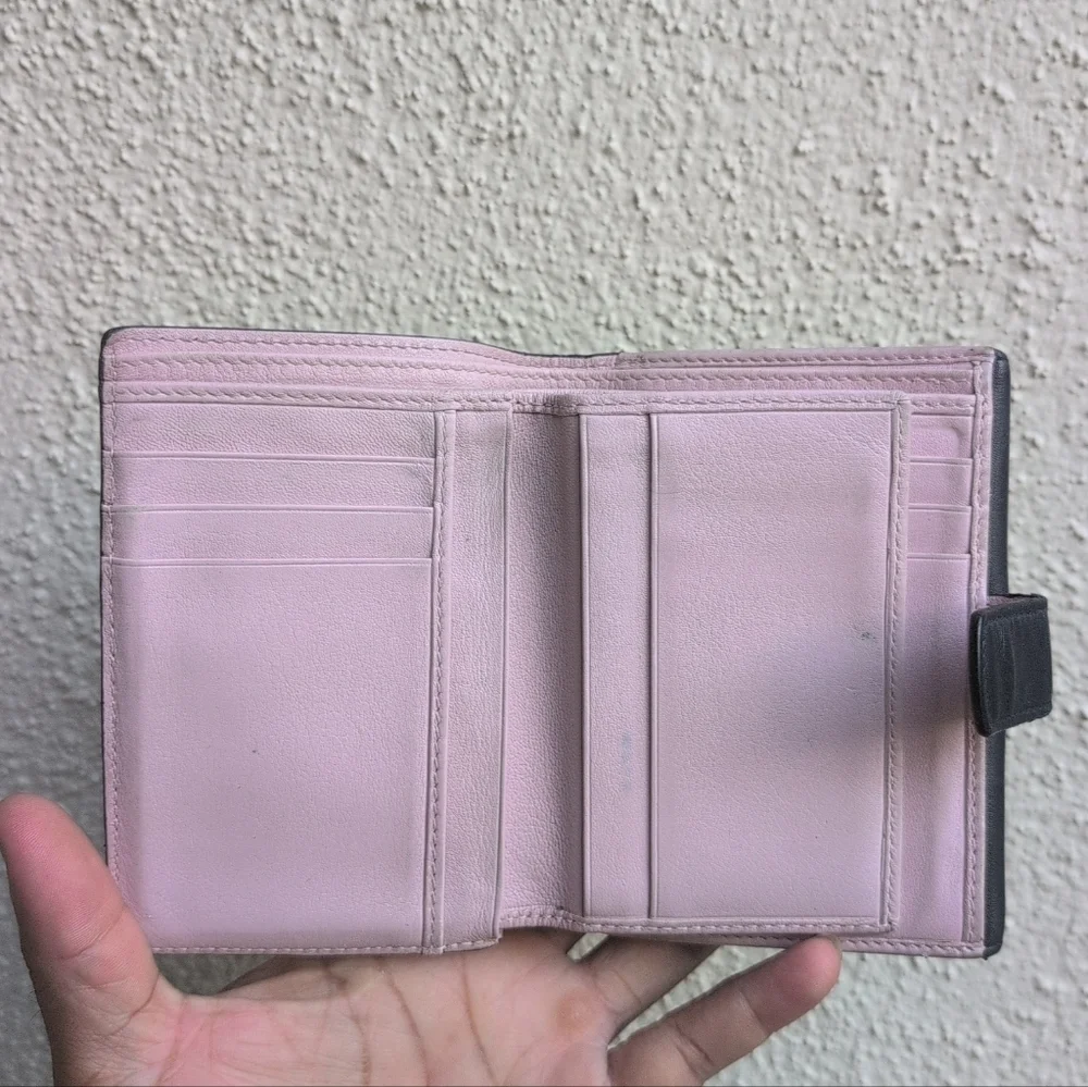 Dior Black and Pink Women's Wallet